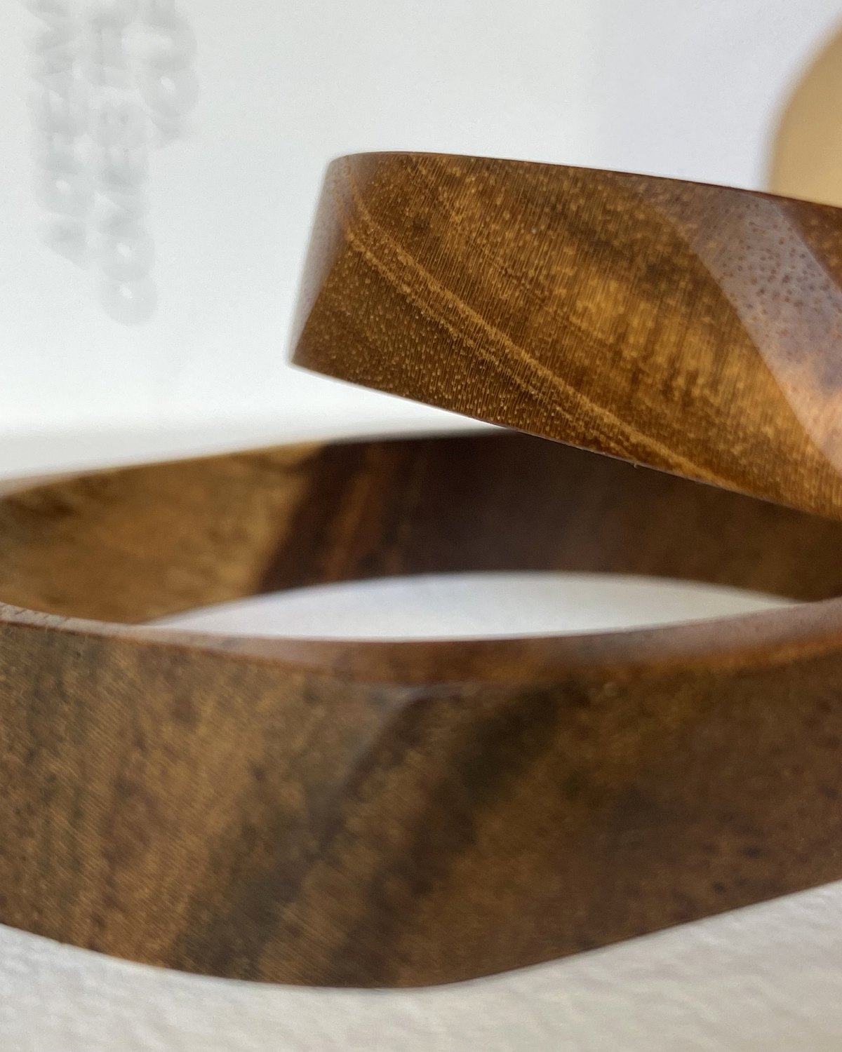 Faceted Teak Bangle (Beliatta)